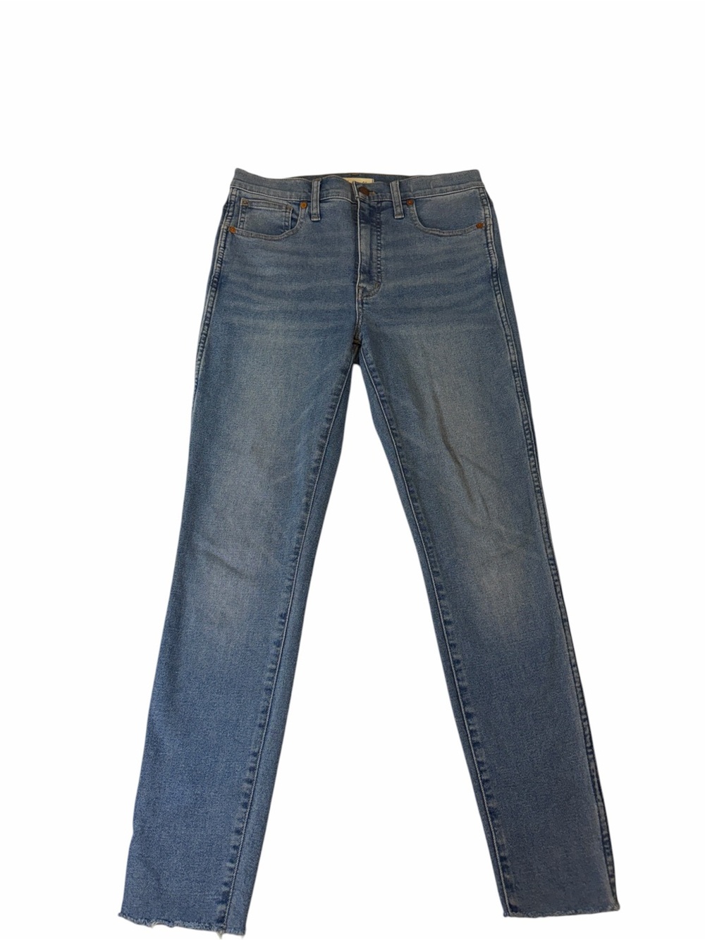Madewell High Rise Skinny Jeans in Medium Blue Wash